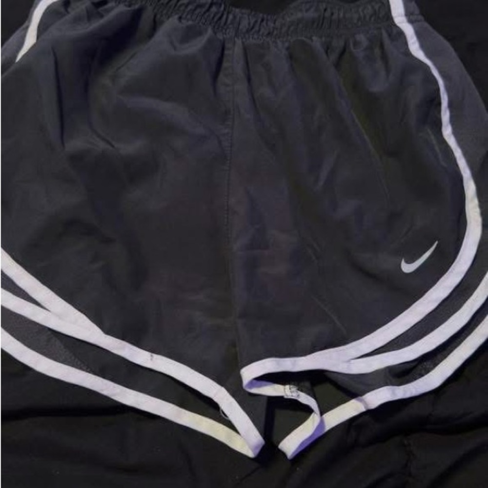 Nike Black Shorts with White Accents